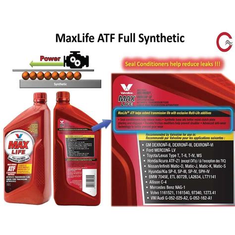 valvoline multi vehicle atf|valvoline maxlife atf compatibility chart.